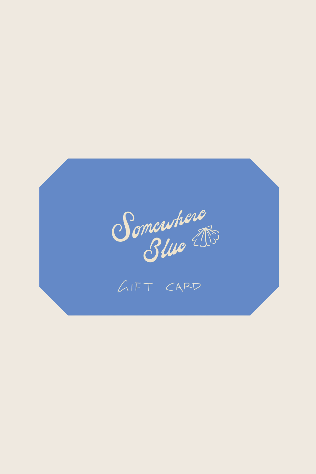Somewhere Blue Gift Card