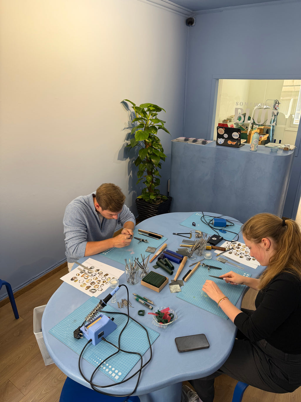 In to the Blue - Ring Carving Workshop in Tinos