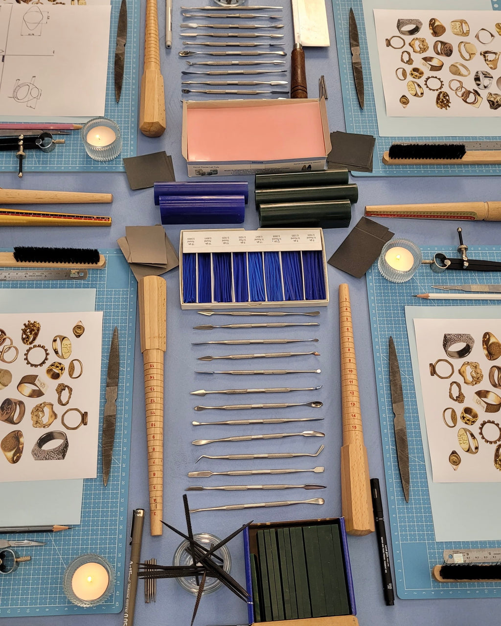 WAX TO SILVER - Ring Carving Workshop