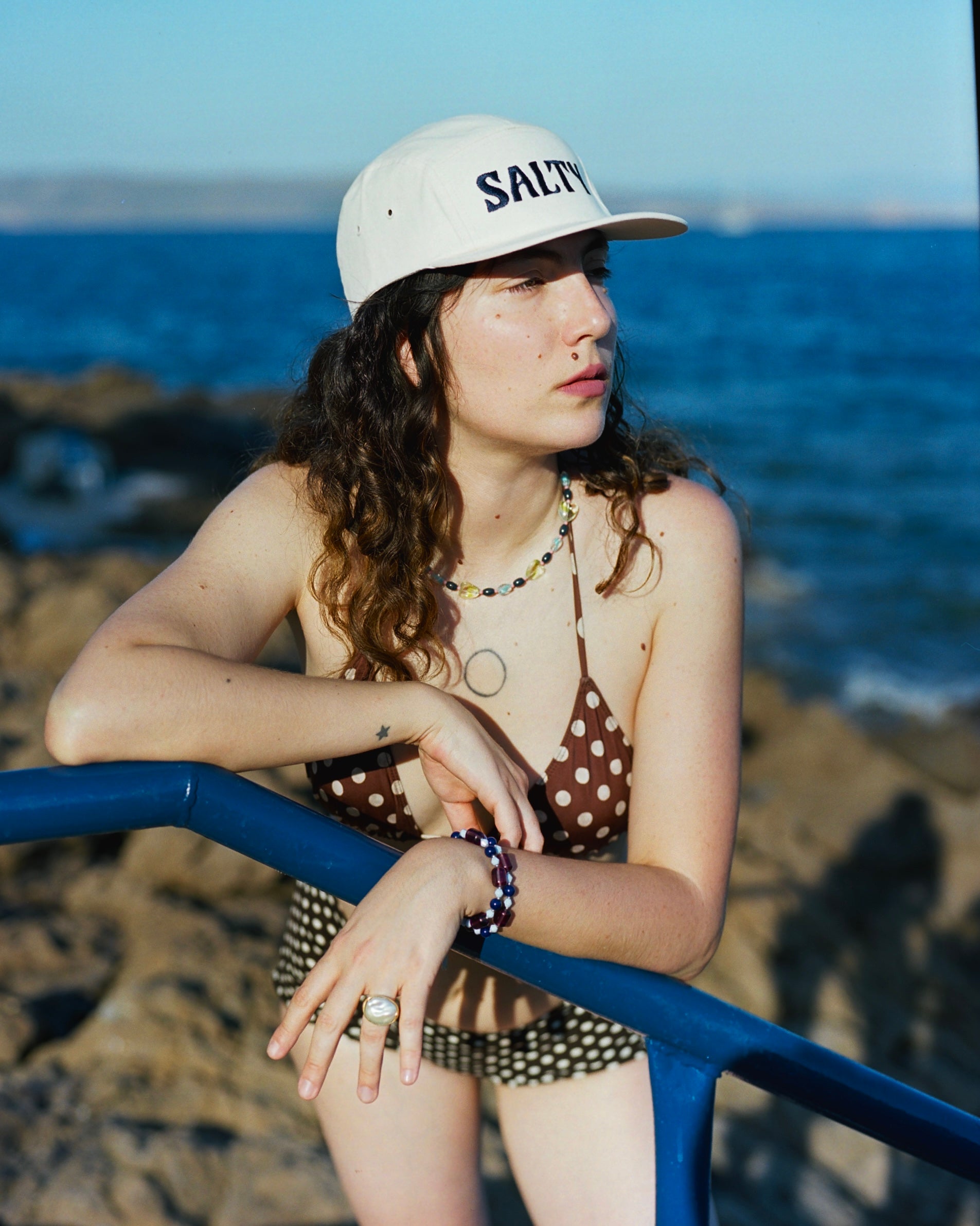 Salty Hat in Sandy White