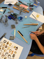In to the Blue - Ring Carving Workshop in Tinos