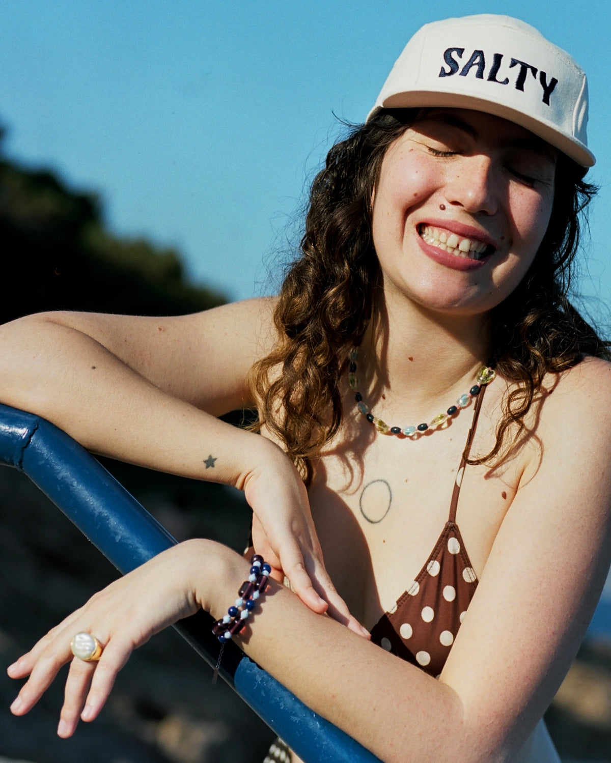 Salty Hat in Sandy White